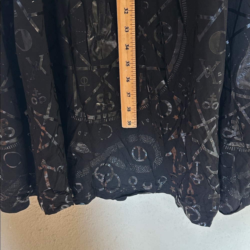 Killstar Occult Witch Pentagram Wiccan Gothic Maxi Long Skirt Size‎ XXL 2X - Picture 6 of 7